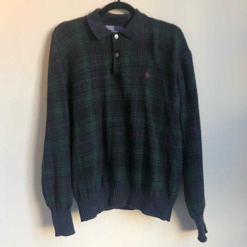 Vintage Polo by Ralph Lauren Plaid Sweater